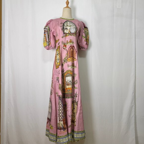 ALÉMAIS Monte Linen Midi Dress - Picture 2 of 9